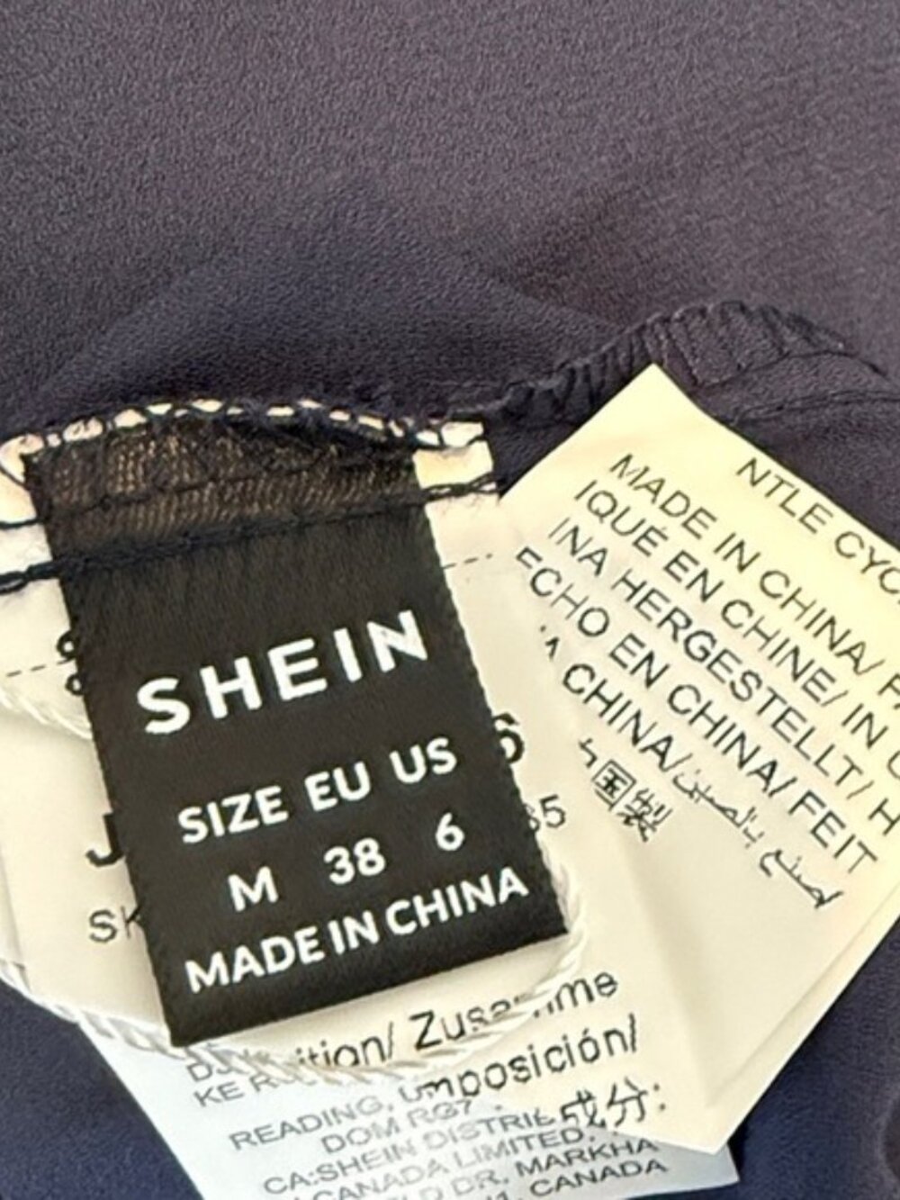 SHEIN Navy Blue Women's strapless  Jumpsuit size M - Picture 4 of 5